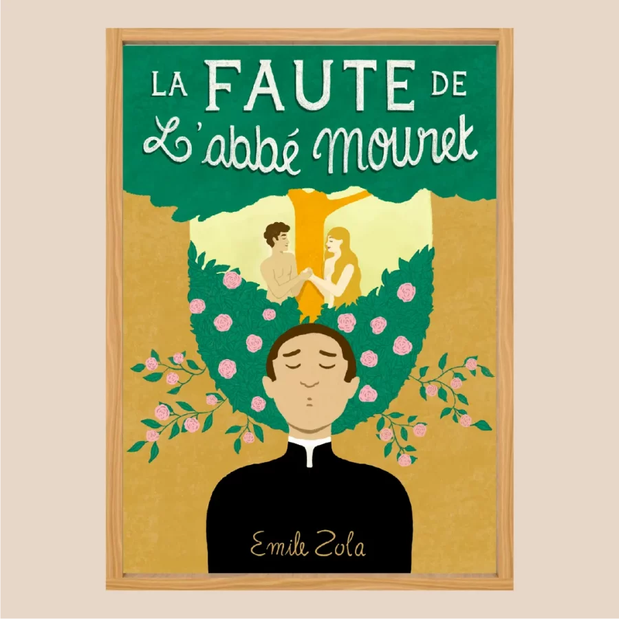 Affiche illustrée Émile Zola